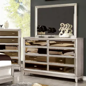 Furniture of America CM7295SV-D Golva - Dresser - Silver