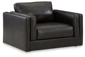Ashley Furniture 5740523 Amiata - Chair And A Half - Onyx