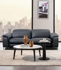 Furniture of America CM9927BK-SF-PM Ascona - Power Sofa - Black
