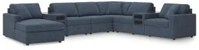 Ashley Furniture 92121S47 Ashley Furniture 92121S47 Modmax - 8-Piece Sectional With Laf Corner Chaise And Audio System Consoles - Ink