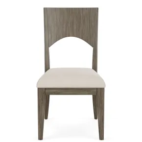 Riverside Furniture 87157 Sariel - Upholstered Side Chair (Set of 2) - Dark Brown