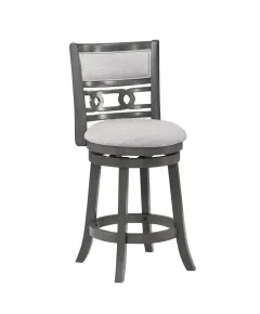 New Classic S1701-CS-GRY Gia - Swivel Counter Stool - Gray