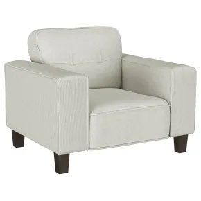 Coaster Fine Furniture 509649 Deerhurst - Upholstered Track Arm Tufted Accent Chair - Greige