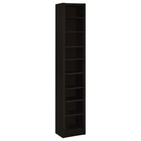 CoasterEveryday 800285 Eliam - 8-Shelf Bookcase - Cappuccino