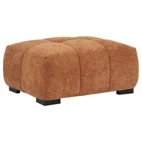 Coaster Fine Furniture 509354 Octavia - Fabric Upholstered Rectangular Ottoman - Orange