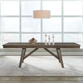 Liberty Furniture 930-DR-TRS Carolina Park - Trestle Table - Amber Brown