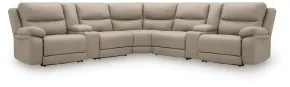 Ashley Furniture PC99201S34 Ashley Furniture PC99201S34 Narwhal Place - 7-Piece Reclining Sectional With 2 Storage Console - Pebble