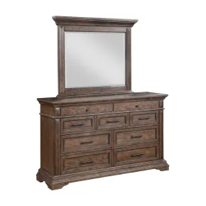New Classic 00-658-DM New Classic 00-658-DM Mar Vista - Dresser & Mirror - Walnut