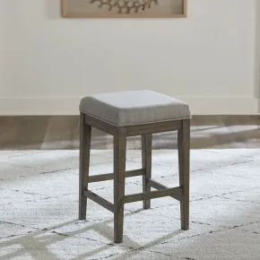 Liberty Furniture 226-OT9001 Arrowcreek - Upholstered Console Stool - Weathered Stone