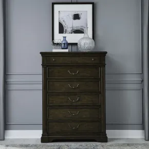 Liberty Furniture 512-BR41 Arden Road - 6 Drawer Chest - Satin Cherry