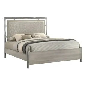 New Classic 00-B1248-200 Lennox - 6/6 Western King Bed - Gray