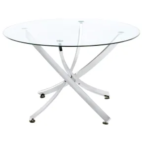 CoasterEveryday 106440B2 Beckham - Table Base, Box 2 of 2 - Chrome