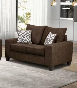 Furniture of America SM7330-LV West Action - Loveseat - Chocolate