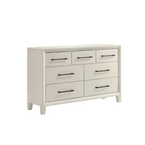 New Classic B0182W-050 New Classic B0182W-050 Ballard - 7 Drawer Dresser - White