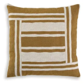 Ashley Furniture A1001116 Darrman - Pillow (Set of 4) - Ochre / Ivory