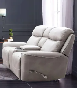 Furniture of America CM9922FG-LV-PM-PK Artemia - Power Loveseat - Light Taupe