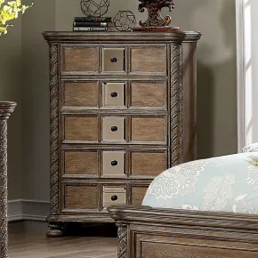 Furniture of America CM7145C Timandra - Chest - Rustic Natural Tone