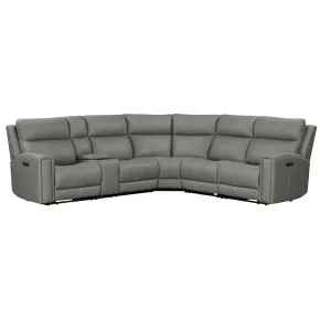 Liberty Furniture 7021LG-UPH-6PCSEC Camden - 6 Piece Sectional - Aline Light Gray