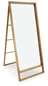Ashley Furniture A8010341 Devford - Floor Mirror - Brown