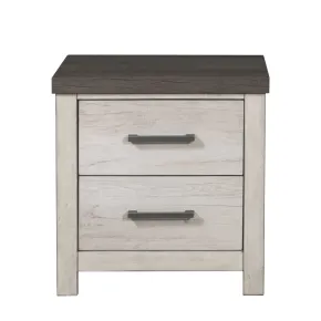 Samuel Lawrence Furniture S466-050 Riverwood - Nightstand With Usb Port - Gray