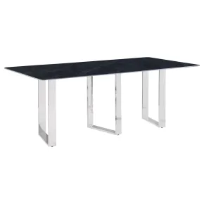 Coaster Fine Furniture 109361 Desden - Rectangular Sintered Stone Dining Table - Gray