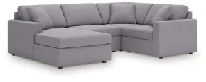 Ashley Furniture 92104S66 Ashley Furniture 92104S66 Modmax - 4-Piece Sectional With Laf Corner Chaise, With Raf Corner Chair - Granite