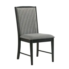 New Classic D1434-20 Skyline - Dining Side Chair (Set of 2) - Onyx