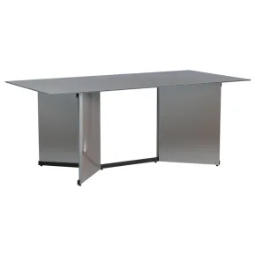Coaster Fine Furniture 108091 Emery - Rectangular Mirrored Dining Table - Silver