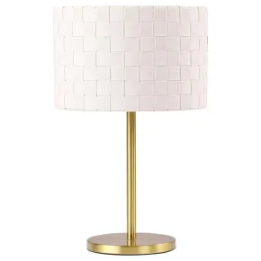 Coaster Fine Furniture 920304 Ramiro - Drum Shade Metal Bedside Table Lamp - Gold