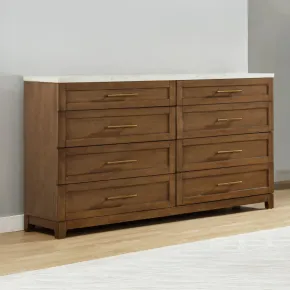 New Classic B463-050 Devonshire - Dresser With Marble Top - Cognac