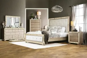 Furniture of America CM7195N Loraine - Nightstand - Champagne