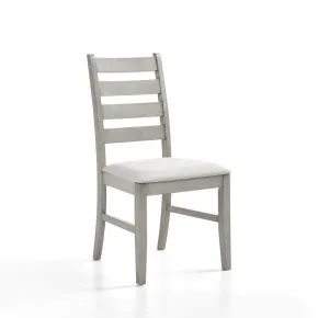 New Classic D1652-20 Pascal - Ladderback Dining Chair (Set of 2) - Driftwood