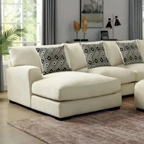 Furniture of America CM6587BG-OT Kaylee - Ottoman - Beige