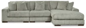 Ashley Furniture 21105S9 Ashley Furniture 21105S9 Lindyn - 3-Piece Sectional With Raf Corner Chaise - Fog