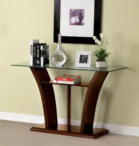 Furniture of America CM4104S-PK Manhattan - Sofa Table - Brown Cherry