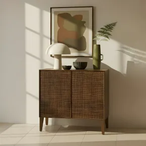 ACME AC02897 Lois - Cabinet - Walnut