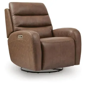 Ashley Furniture PCU1550195 Motion-Max - Swivel Glider Power Recliner - Saddle