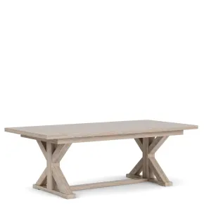 Riverside Furniture 30750 Rosalie - Trestle Dining Table - Natural