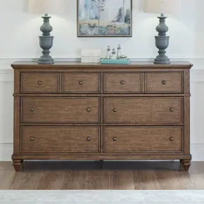 Liberty Furniture 104-BR31 Liberty Furniture 104-BR31 Twin Lakes - 6 Drawer Dresser - Chestnut