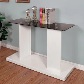 Furniture of America CM4567WH-S Mannedorf - Sofa Table - Black / White