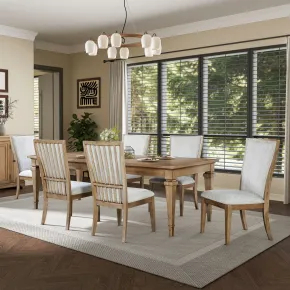 Liberty Furniture 928-DR-O7RLS Liberty Furniture 928-DR-O7RLS Haven Hills - Optional 7 Piece Rectangular Table Set - Camel Beige