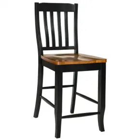 Tennessee Enterprises QT025PB Quinton Slat Back 24" Barstool