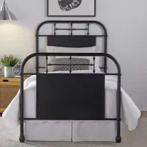 Liberty Furniture 179-BR11HFR-B Liberty Furniture 179-BR11HFR-B Vintage Series - Twin Metal Bed - Black