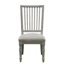 Pulaski Furniture P091260 Madison Ridge - Farmhouse Side Chair (Set of 2) - Buff Gray
