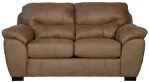 Jackson 445302-1227/49-3027/49 Jackson 445302-1227/49-3027/49 Grant - Faux Leather Loveseat - Silt