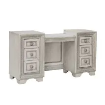 Pulaski Furniture P269134S Camila - 7 Drawer Vanity - Cream