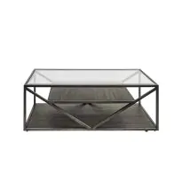 Liberty Furniture 37-OT1010 Liberty Furniture 37-OT1010 Arista - Rectangular Cocktail Table - Cobblestone Brown / Gray Dusty