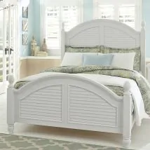 Liberty Furniture 607-BR-KPS Summer House - King Poster Bed - Oyster White