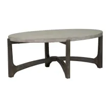 Liberty Furniture 292-OT1010 Cascade - Oval Cocktail Table - Wirebrush Rustic Brown