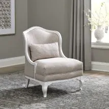 Liberty Furniture 244-ACH15 Magnolia Manor - Upholstered Accent Chair - Antique White